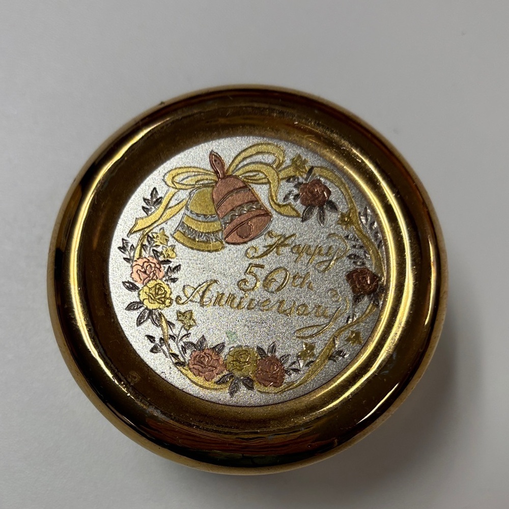 Gold and Silver Anniversary Decorative Plate